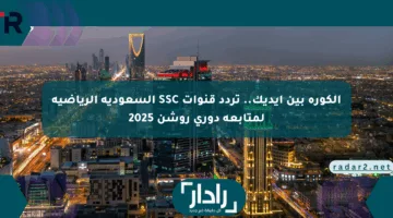 الكورة بين إيديك.. تردد قنوات SSC السعودية الرياضية لمتابعة دوري روشن 2025